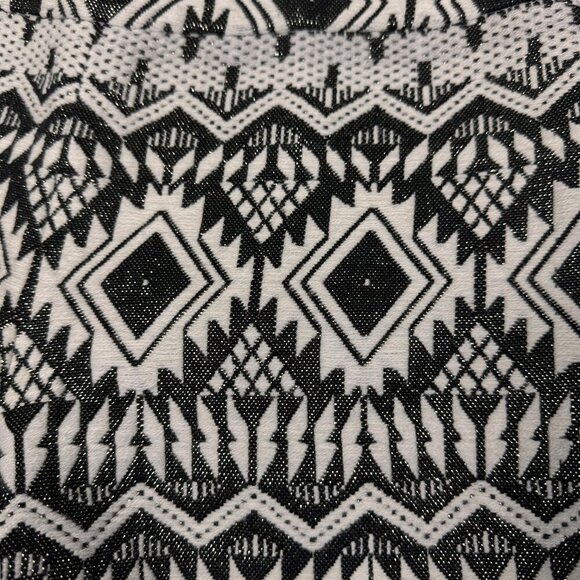 ALICE + OLIVIA Marisa Short Sz.XS/2 Embroidered Brocade Geometric Boho Tribal - Picture 11 of 12